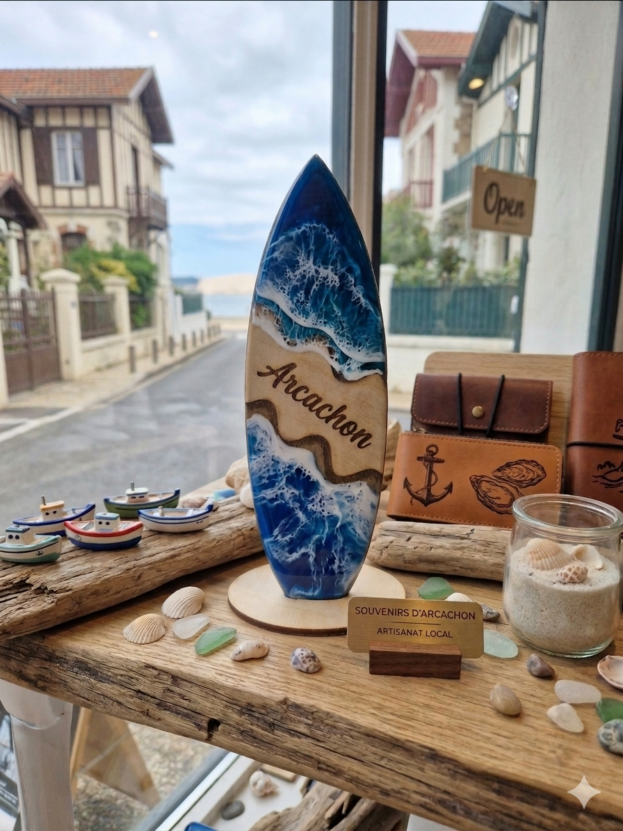 Planche de surf Océan, en déco